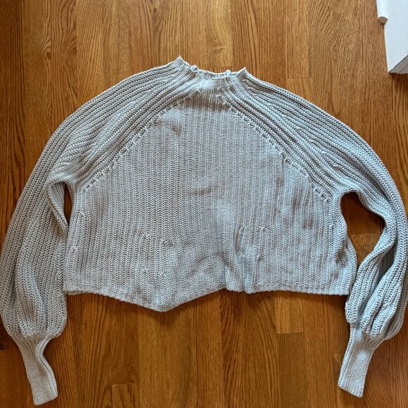 Apiece Apart Sequoia Pale Blue Balloon Sleeve Sweater XS - Picture 2 of 3